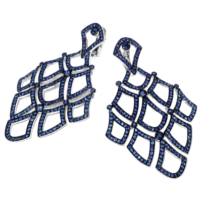 Blue Sapphire Earrings